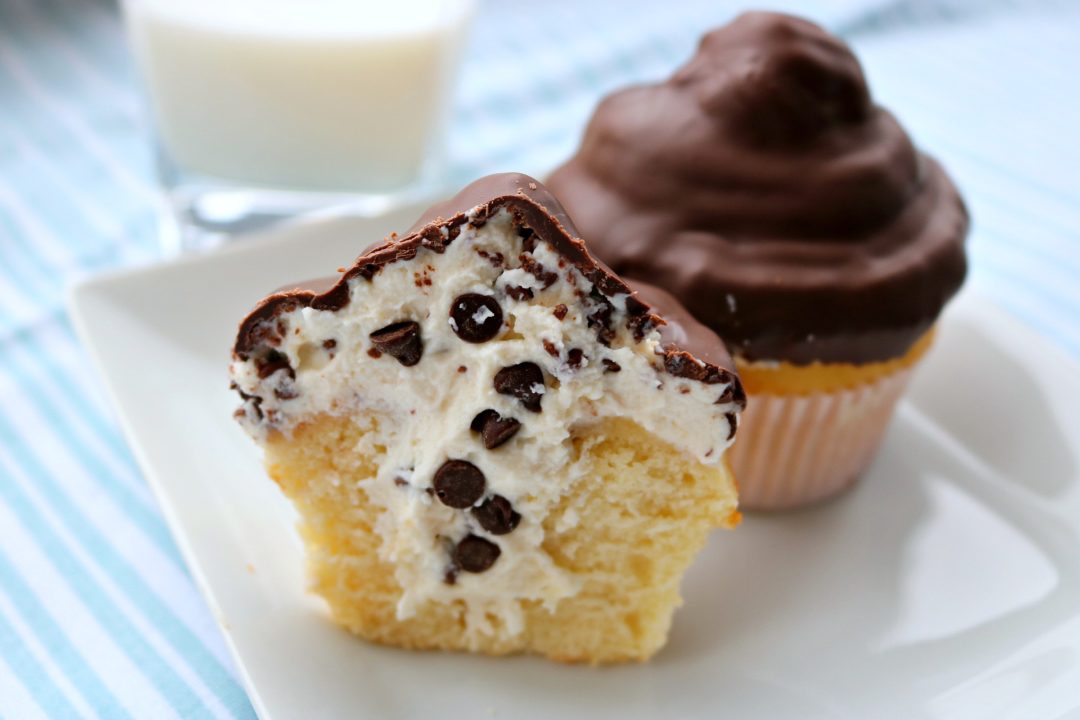čokoládě cannoli cupcakes